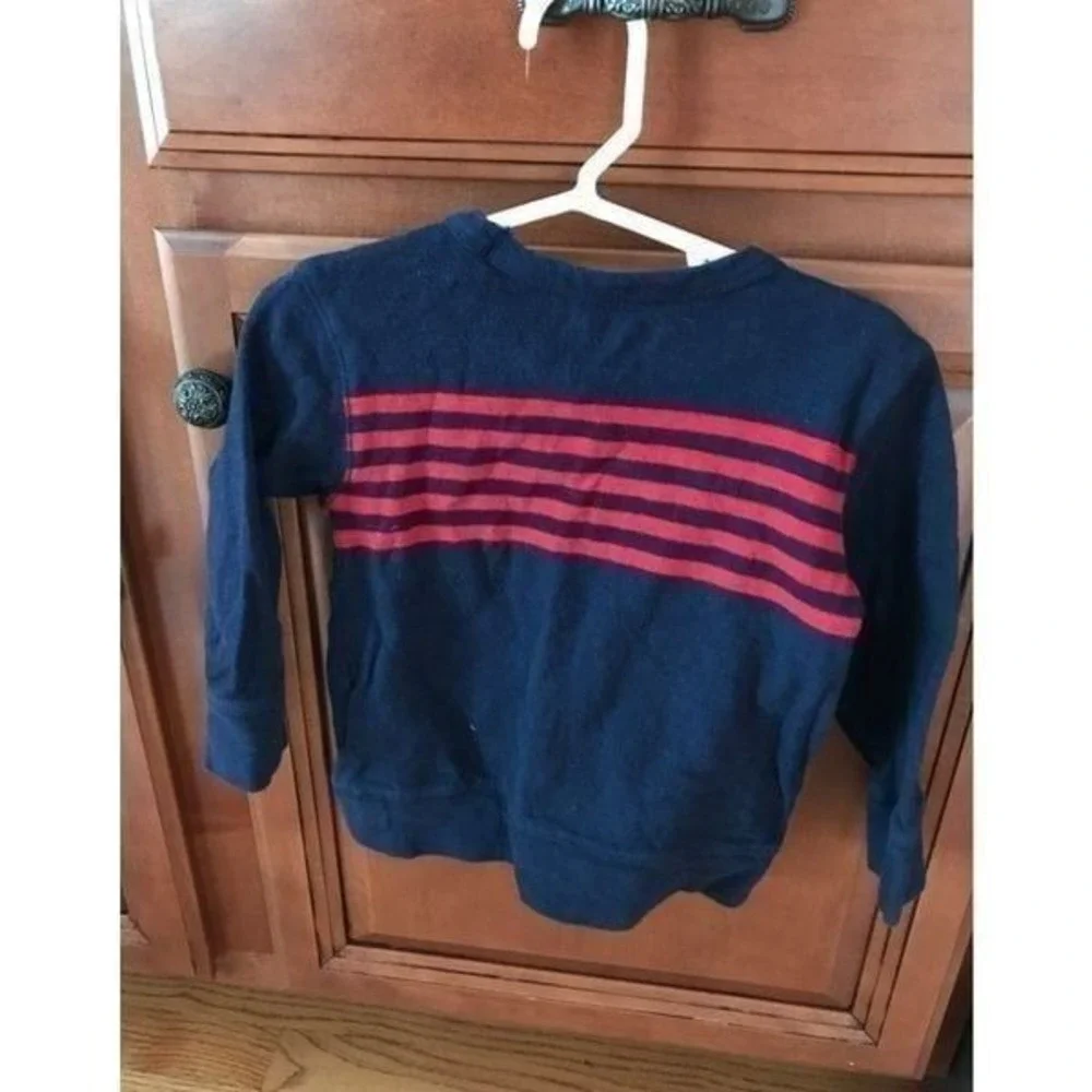 Gap 2T‎ Navy Red Long Sleeve Shirt